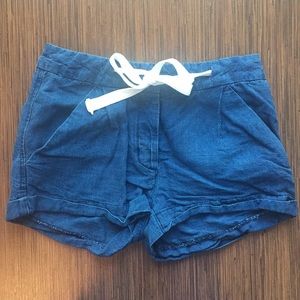 Wilfred denim linen shorts